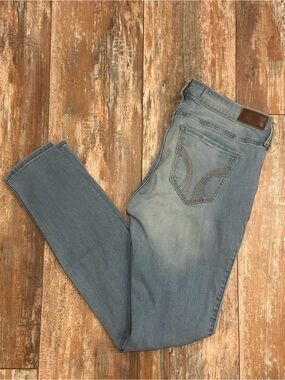 Hollister Light Blue Skinny Jeans - Stretch Denim